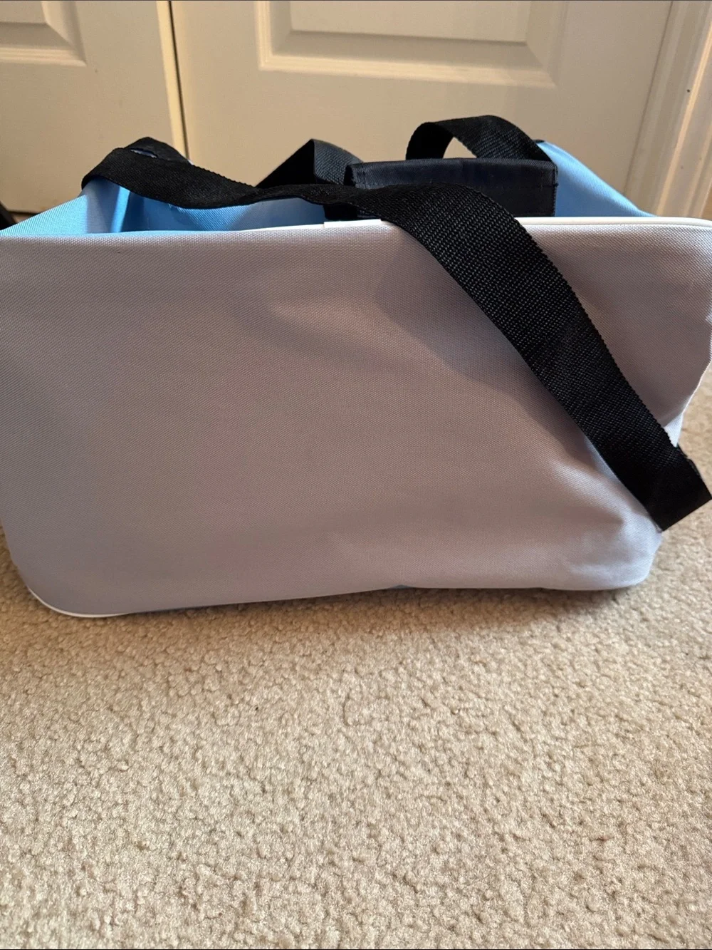 ⭐️ ADIDAS - Light Blue Duffel Bag with Black Accents